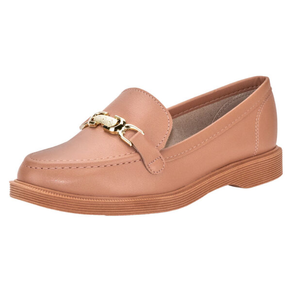 Mocassim Feminino Moleca Salmão