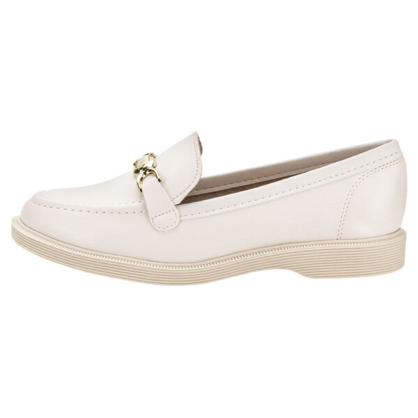 Mocassim Feminino Moleca Marfim - Imagem 2