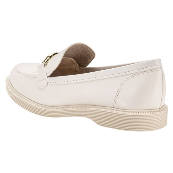 Mocassim Feminino Moleca Marfim - Imagem 3