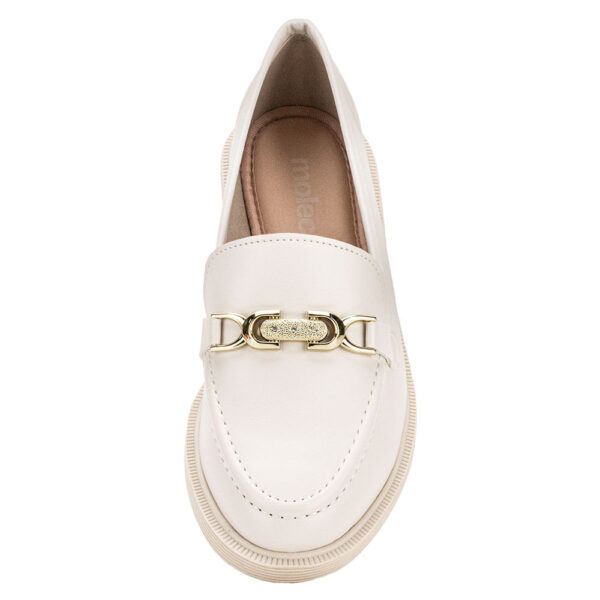 Mocassim Feminino Moleca Marfim - Imagem 4