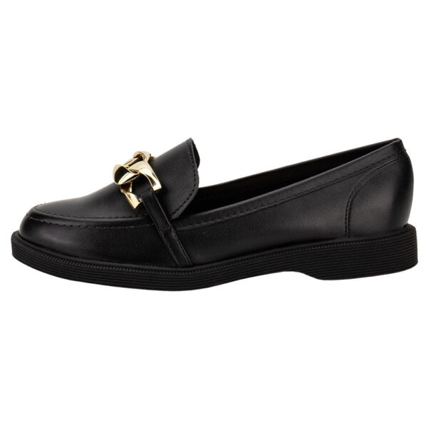 Mocassim Feminino Moleca Preto - Imagem 2
