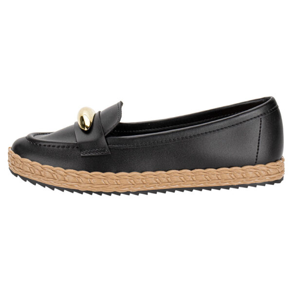 Mocassim Feminino Moleca Preto - Imagem 2