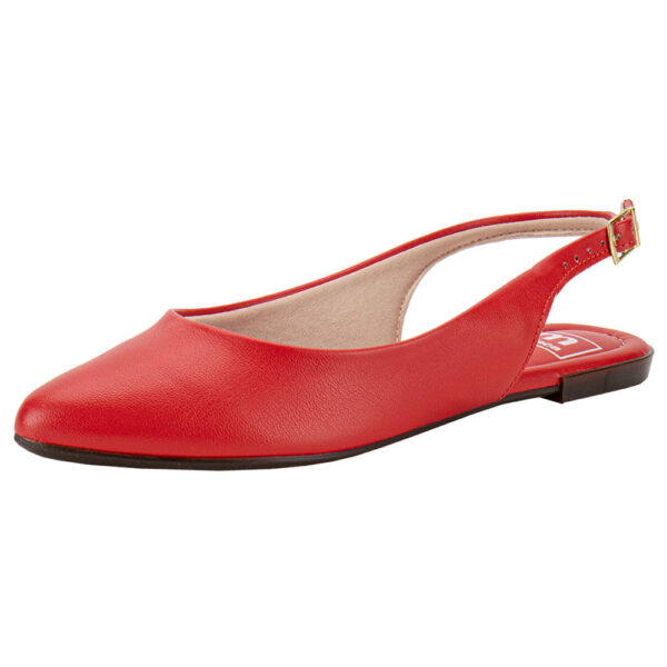 Sapato Feminino Mule Moleca Vermelho