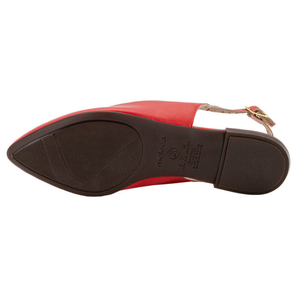 Sapato Feminino Mule Moleca Vermelho - Imagem 5