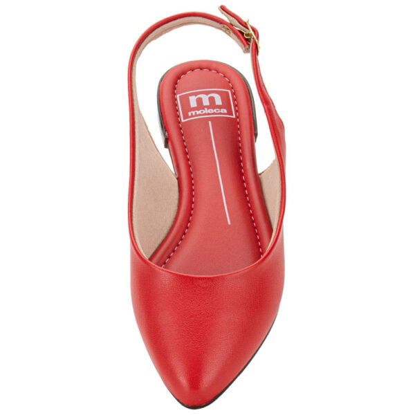 Sapato Feminino Mule Moleca Vermelho - Imagem 4
