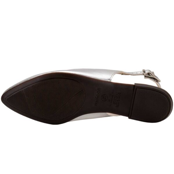Sapato Feminino Mule Moleca Prata - Imagem 5