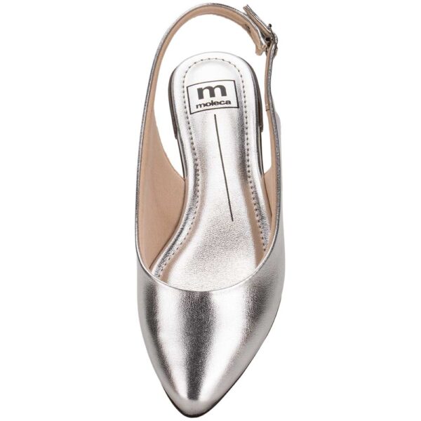 Sapato Feminino Mule Moleca Prata - Imagem 4
