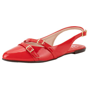 Sapato Feminino Mule Moleca Vermelho