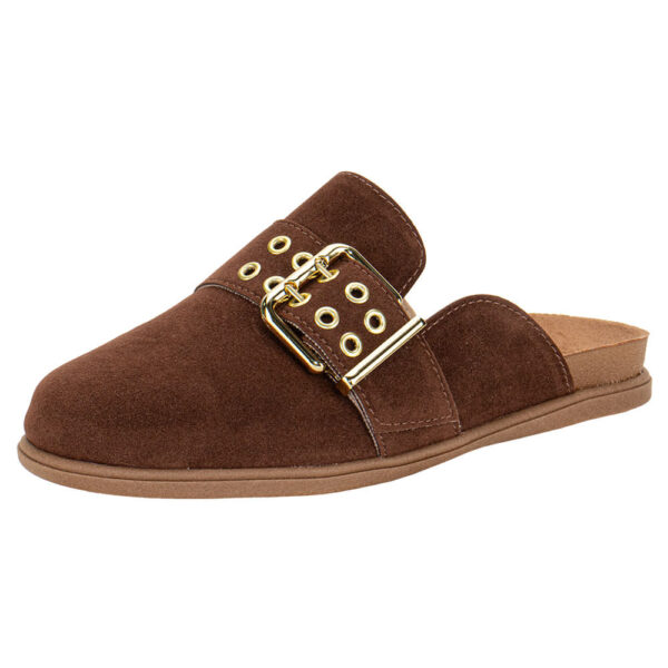 Sapato Feminino Mule Moleca Café