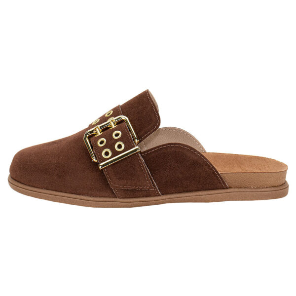 Sapato Feminino Mule Moleca Café - Imagem 2
