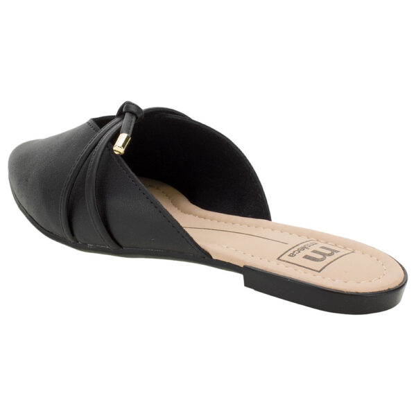 Sapato Feminino Mule Moleca Preto - Imagem 3