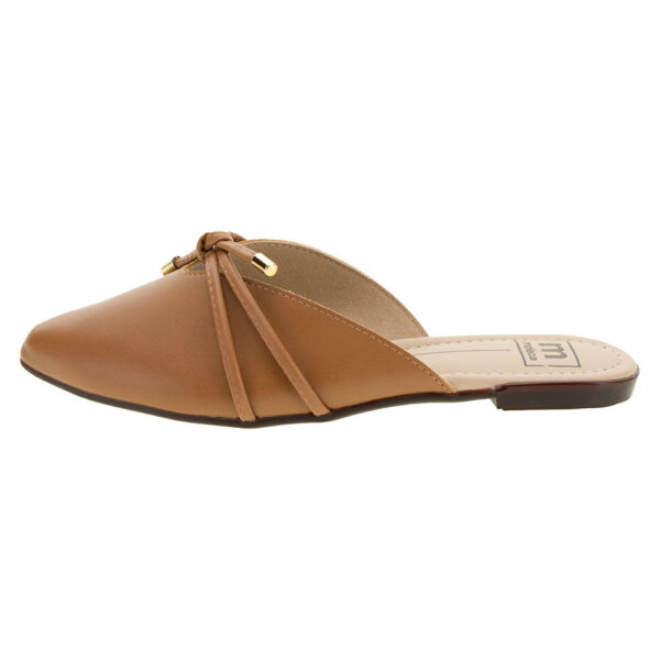 Sapato Feminino Mule Moleca Caramelo - Imagem 2