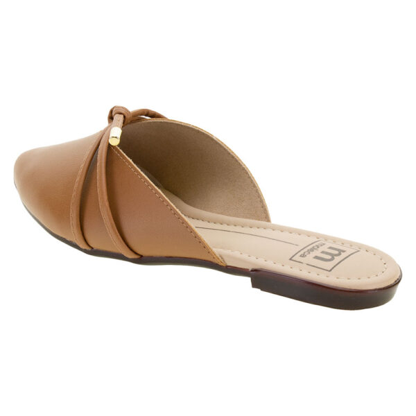 Sapato Feminino Mule Moleca Caramelo - Imagem 3