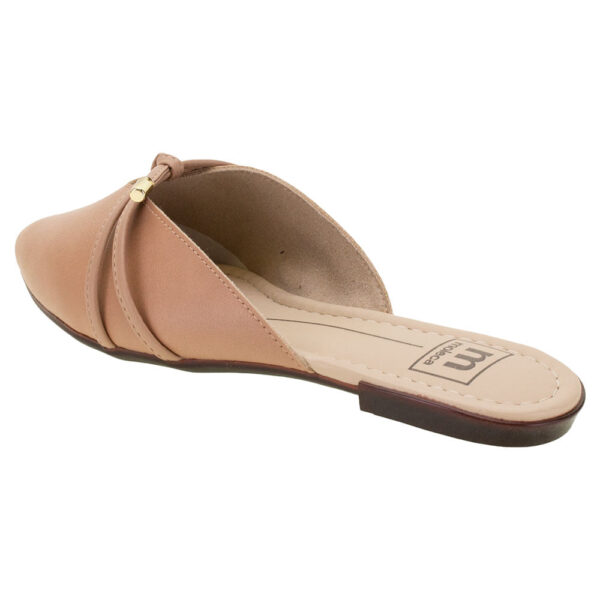 Sapato Feminino Mule Moleca Bege - Imagem 3