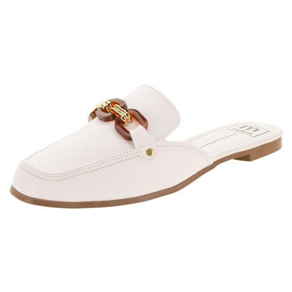 Sapato Feminino Mule Moleca Branco