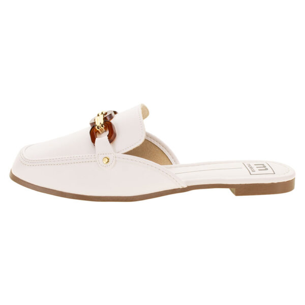 Sapato Feminino Mule Moleca Branco - Imagem 2