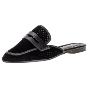 Sapato Feminino Mule Moleca Preto/Nobuck