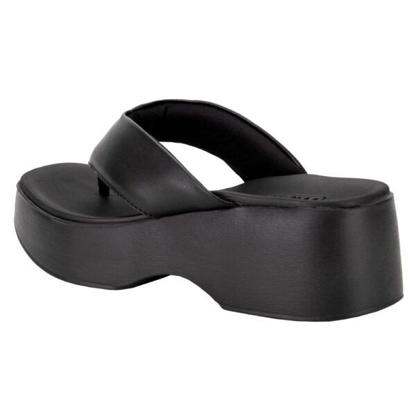 Tamanco Feminino Salto Grosso Moleca Preto - Imagem 3