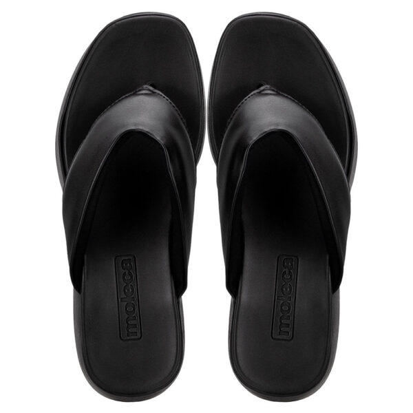 Tamanco Feminino Salto Grosso Moleca Preto - Imagem 4