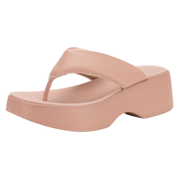 Tamanco Feminino Salto Grosso Moleca Rosa