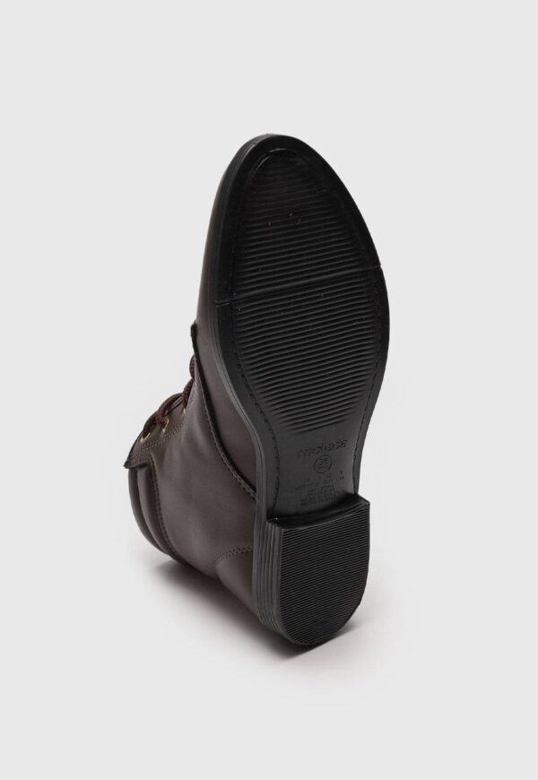 Bota Moleca Lisa Café | Preto - Imagem 11
