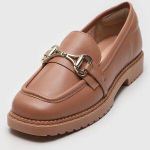 Mocassim Moleca Com Aplicação Decorativa Nude