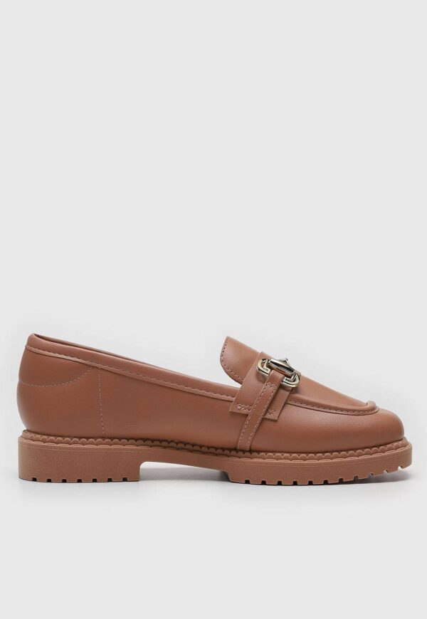 Mocassim Moleca Com Aplicação Decorativa Nude - Imagem 3