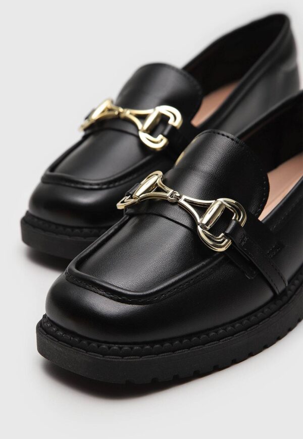 Mocassim Moleca Com Aplicação Decorativa Preto - Imagem 5