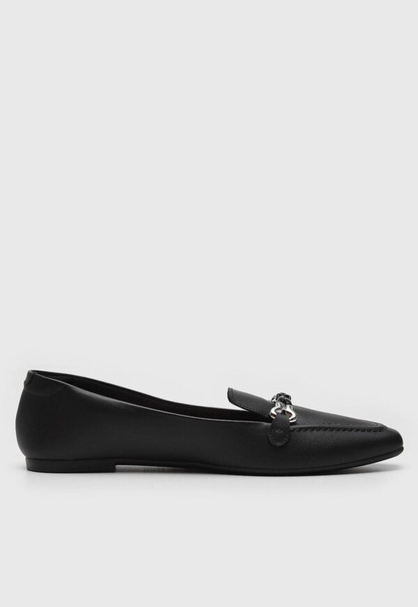 Mocassim Moleca Com Aplicação Decorativa Preto - Imagem 3