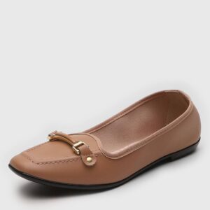 Mocassim Moleca Conforto Bege