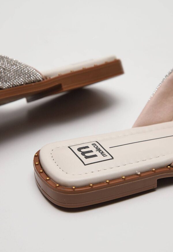 Rasteira Moleca Hotfix Off-White - Imagem 5