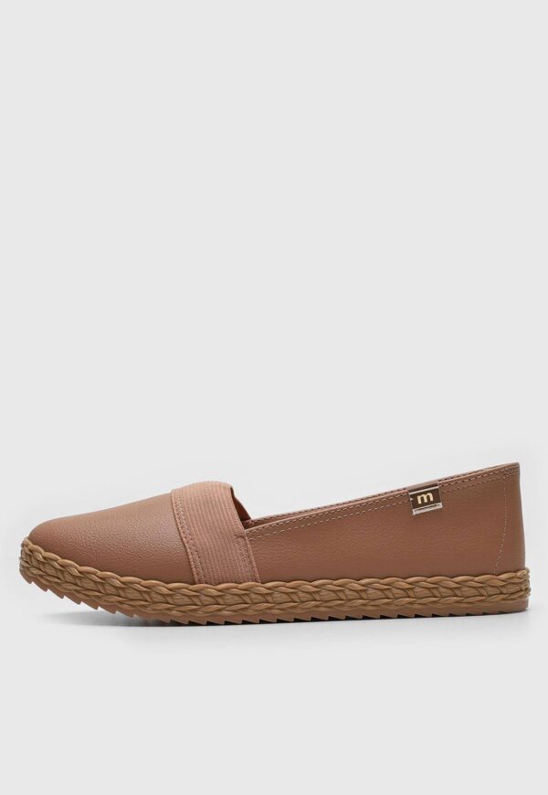 Sapatilha Slip On Moleca Liso Nude - Imagem 2