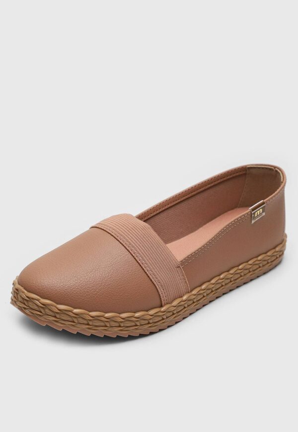 Sapatilha Slip On Moleca Liso Nude