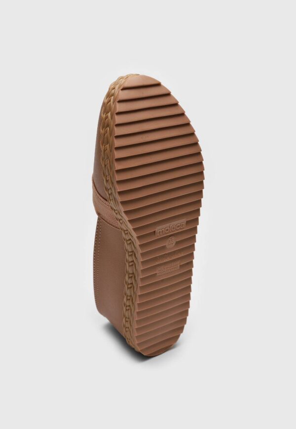 Sapatilha Slip On Moleca Liso Nude - Imagem 6